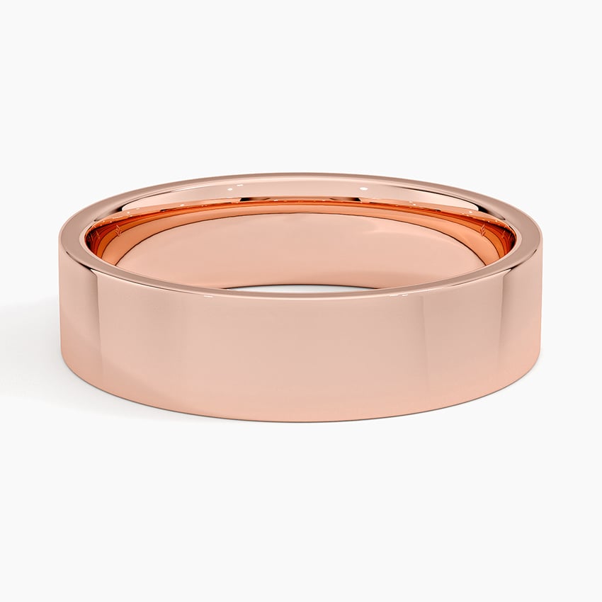 Mojave 5.5mm Wedding Ring Rose Gold 18k Wedding Band