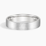 Mojave Matte 5.5mm Wedding Ring Platinum Wedding Band