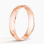 Canyon 5mm Wedding Ring Rose Gold 18k Wedding Band