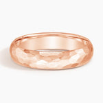Canyon 5mm Wedding Ring Rose Gold 18k Wedding Band