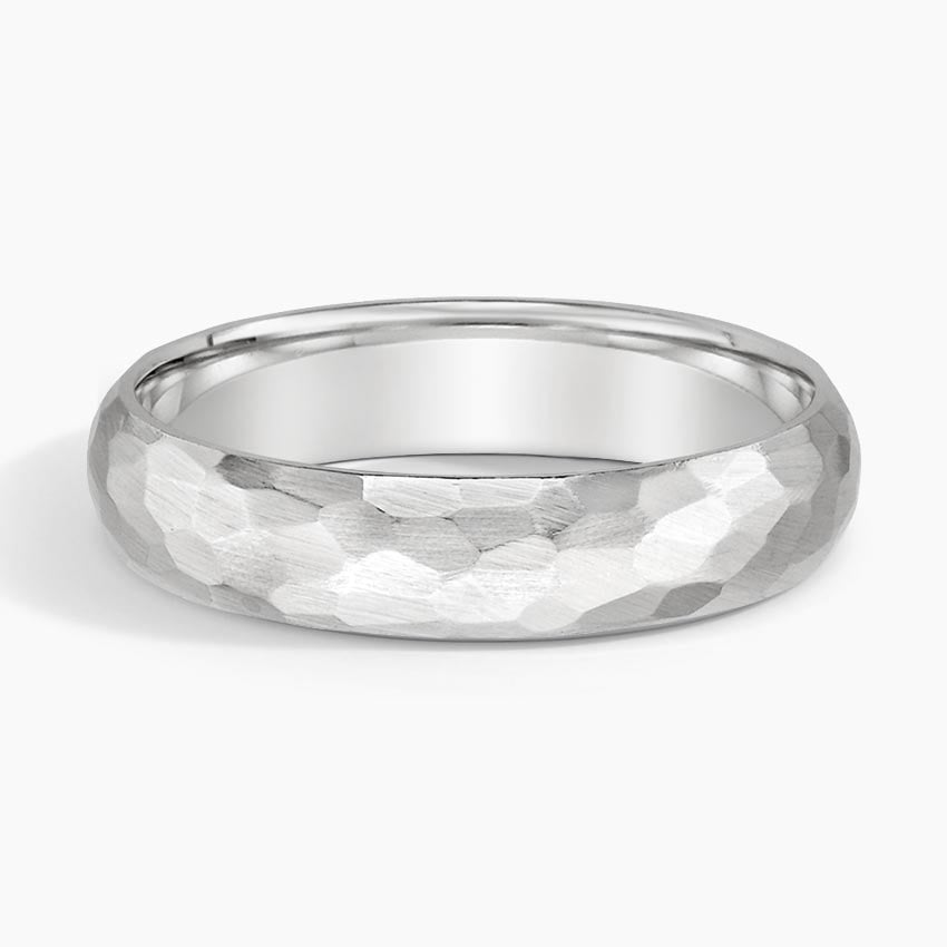Canyon 5mm Wedding Ring Platinum Wedding Band