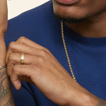 Canyon 5mm Wedding Ring Yellow Gold 18k Wedding Band