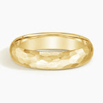 Canyon 5mm Wedding Ring Yellow Gold 18k Wedding Band