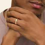 Comfort Fit 5mm Wedding Ring Rose Gold 18k Wedding Band