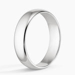 Comfort Fit 5mm Wedding Ring Platinum Wedding Band