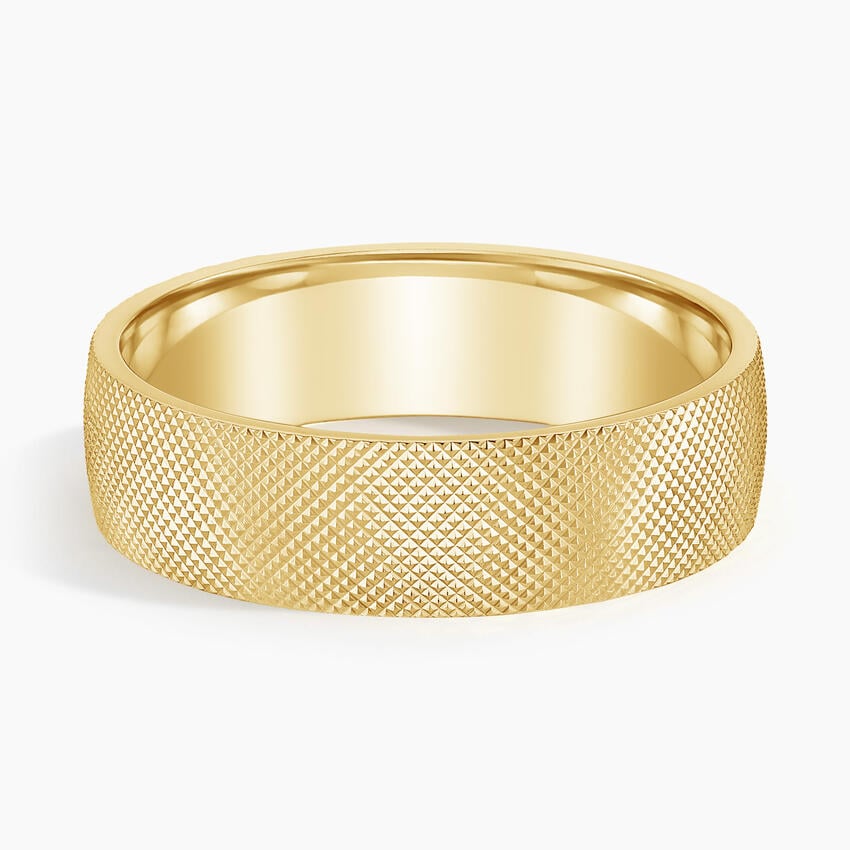 Mojave Maverick 6mm Wedding Ring Yellow Gold 18k Wedding Band