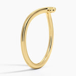 Entwined Contour Ring Yellow Gold 18k Wedding Band