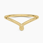Entwined Contour Ring Yellow Gold 18k Wedding Band