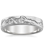 Yosemite 5mm Wedding Ring Platinum Wedding Band