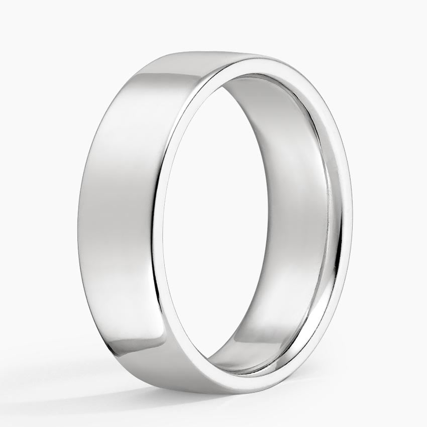 Mojave 6mm Wedding Ring Platinum Wedding Band