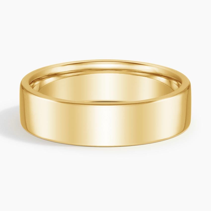 Mojave 6mm Wedding Ring Yellow Gold 18k Wedding Band