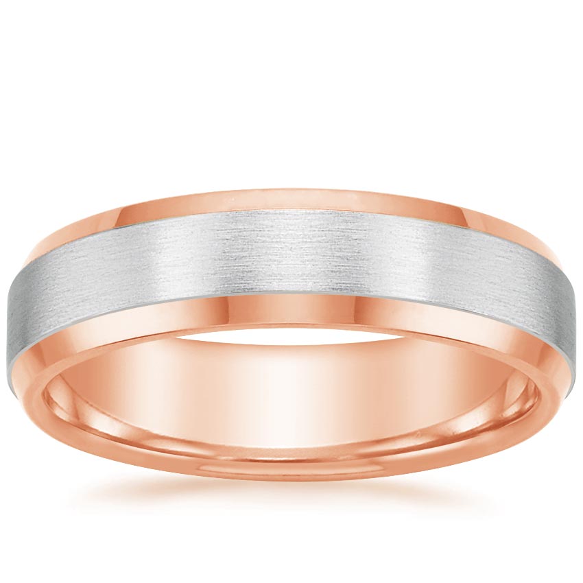 Emery 5.5mm Wedding Ring Rose Gold 18k Wedding Band