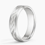 River 6mm Wedding Ring Platinum Wedding Band