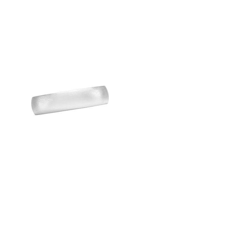 Matte Slim Profile 6mm Wedding Ring Platinum Wedding Band