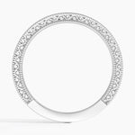 Hudson Engraved Ring Platinum Wedding Band