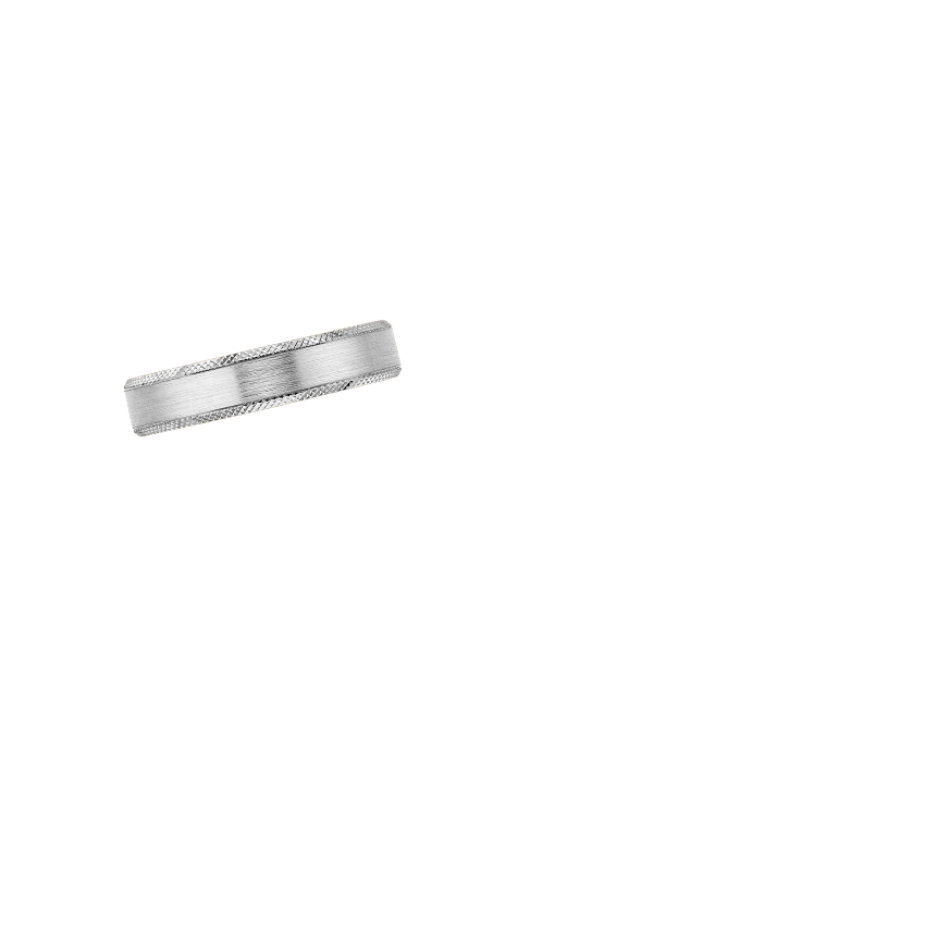 Beveled Edge Maverick 5mm Wedding Ring Platinum Wedding Band