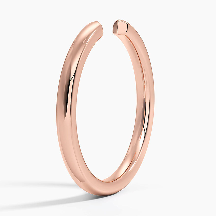 Liv 2mm Open Ring Rose Gold 18k Wedding Band