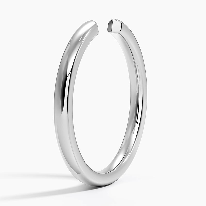 Liv 2mm Open Ring Platinum Wedding Band
