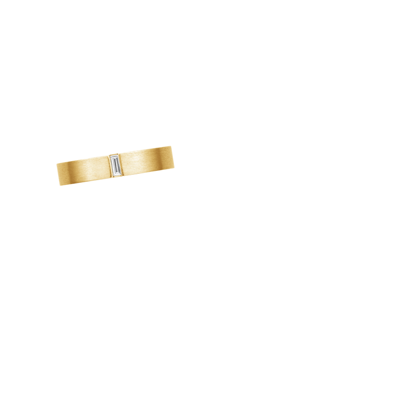 Apollo Diamond 4.5mm Wedding Ring Yellow Gold 18k Wedding Band