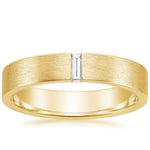 Apollo Diamond 4.5mm Wedding Ring Yellow Gold 18k Wedding Band