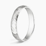 Canyon 4mm Wedding Ring Platinum Wedding Band