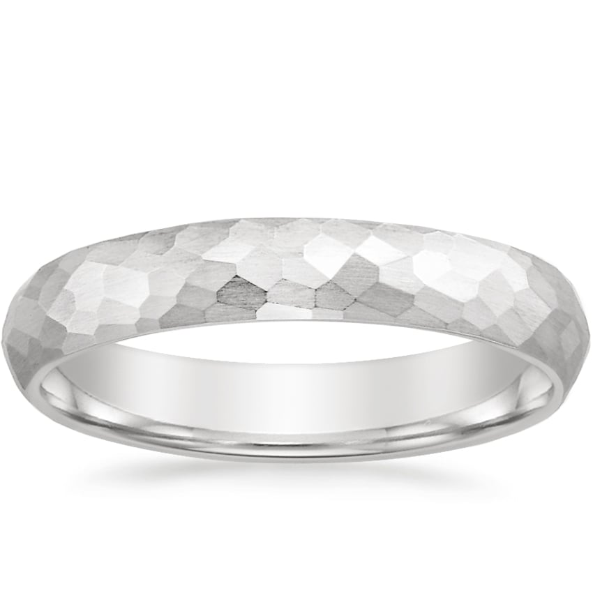 Canyon 4mm Wedding Ring Platinum Wedding Band