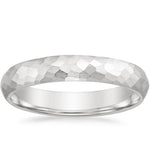Canyon 4mm Wedding Ring Platinum Wedding Band