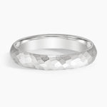 Canyon 4mm Wedding Ring Platinum Wedding Band