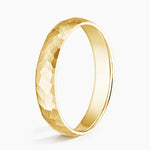 Canyon 4mm Wedding Ring Yellow Gold 18k Wedding Band
