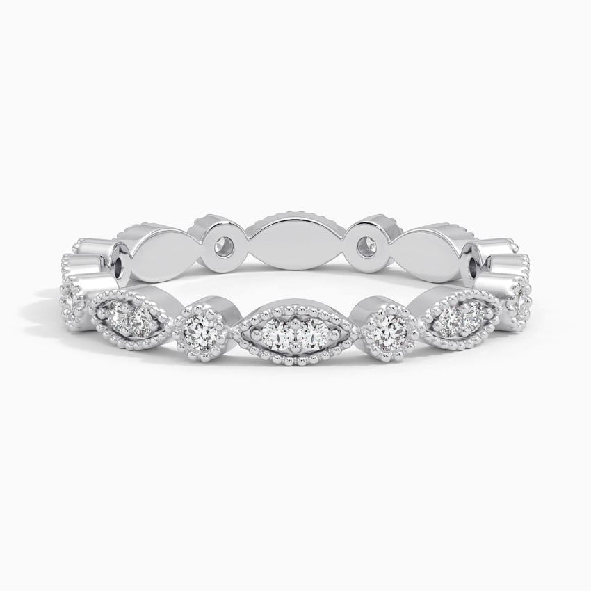 Tiara Eternity Diamond Ring (1/4 ct. tw.) Platinum Eternity Band