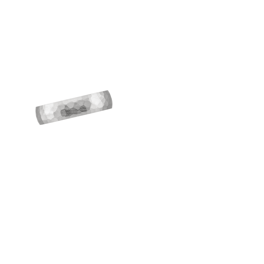 Canyon Matte Slim Profile 5mm Wedding Ring Platinum Wedding Band