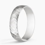 Canyon Matte Slim Profile 5mm Wedding Ring Platinum Wedding Band