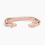 Rose Thorn Open Ring Rose Gold 18k Wedding Band