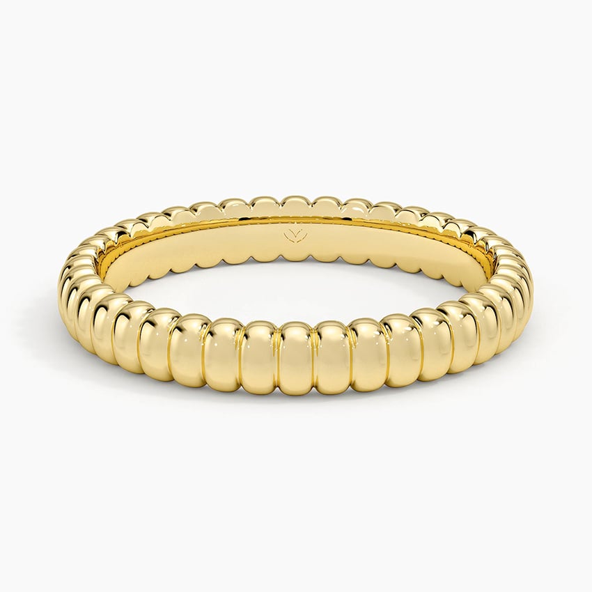 Petra Textured Ring Yellow Gold 18k Wedding Band