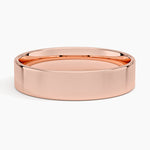 Mojave Slim Profile 5mm Wedding Ring Rose Gold 18k Wedding Band