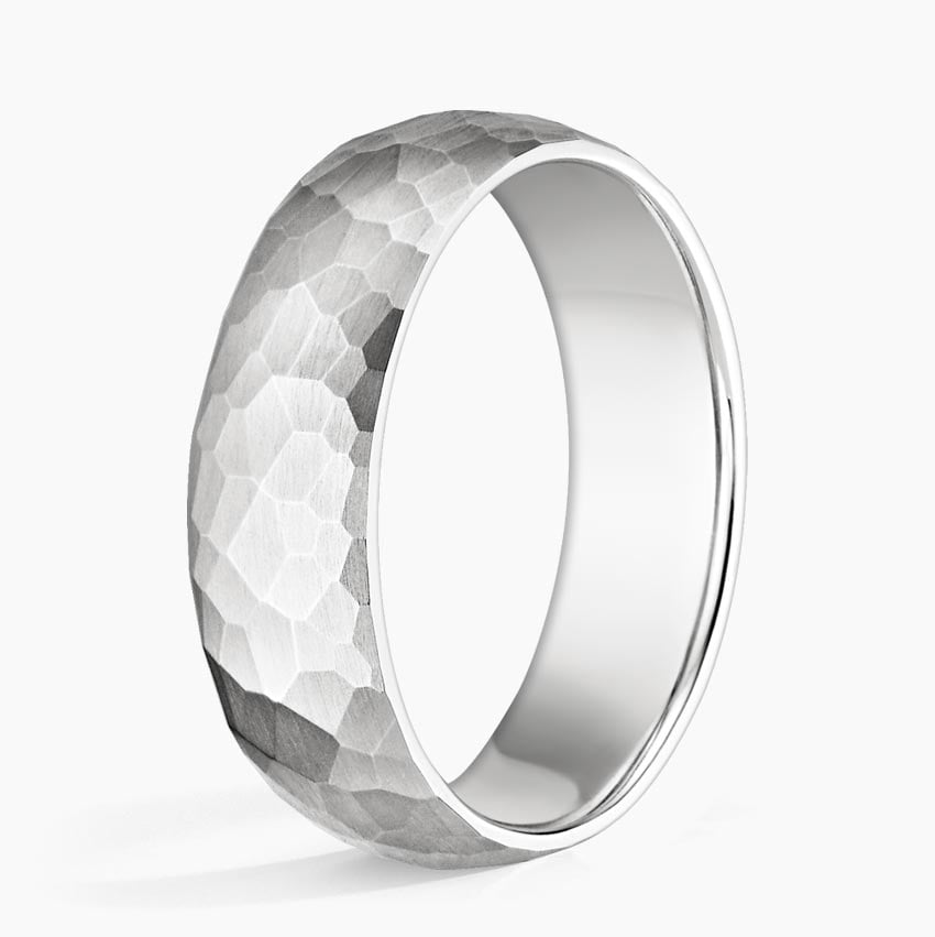 Canyon 6mm Wedding Ring Platinum Wedding Band