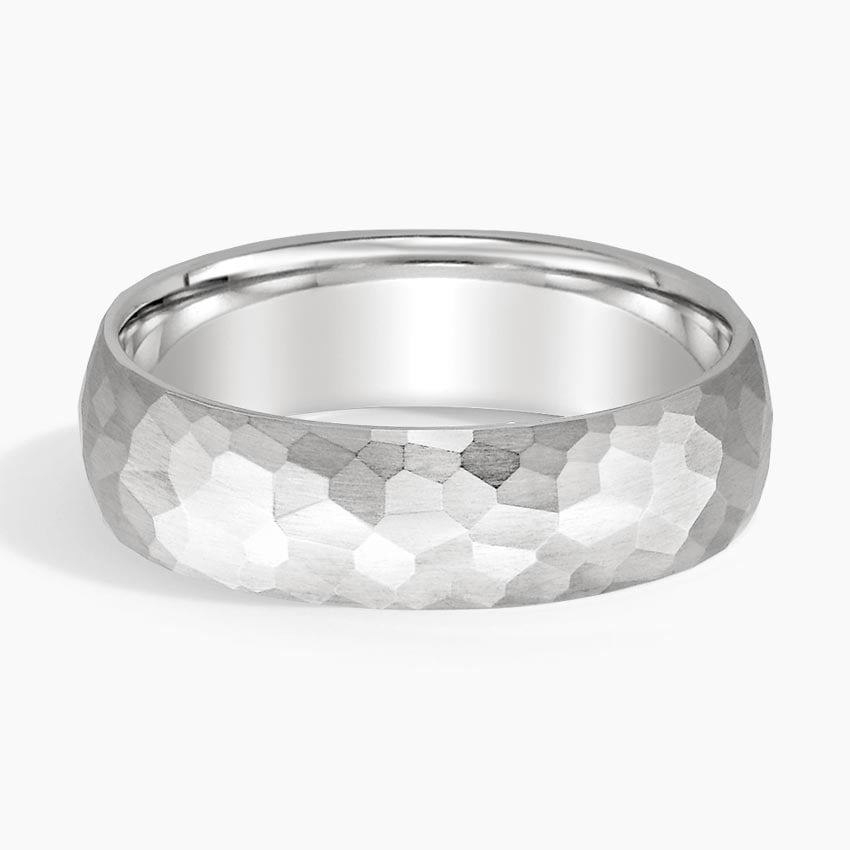 Canyon 6mm Wedding Ring Platinum Wedding Band