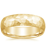 Canyon 6mm Wedding Ring Yellow Gold 18k Wedding Band