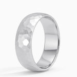 Canyon 7mm Wedding Ring Platinum Wedding Band