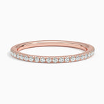 Ballad Three-Quarter Coverage Diamond Ring (1/4 ct. tw.) Rose Gold 18k Wedding Band