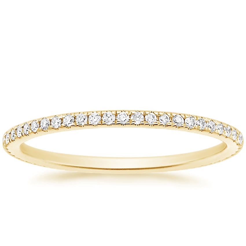 Whisper Eternity Diamond Ring (1/4 ct. tw.) Yellow Gold 18k Eternity Band