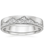 Everest 5mm Wedding Ring Platinum Wedding Band