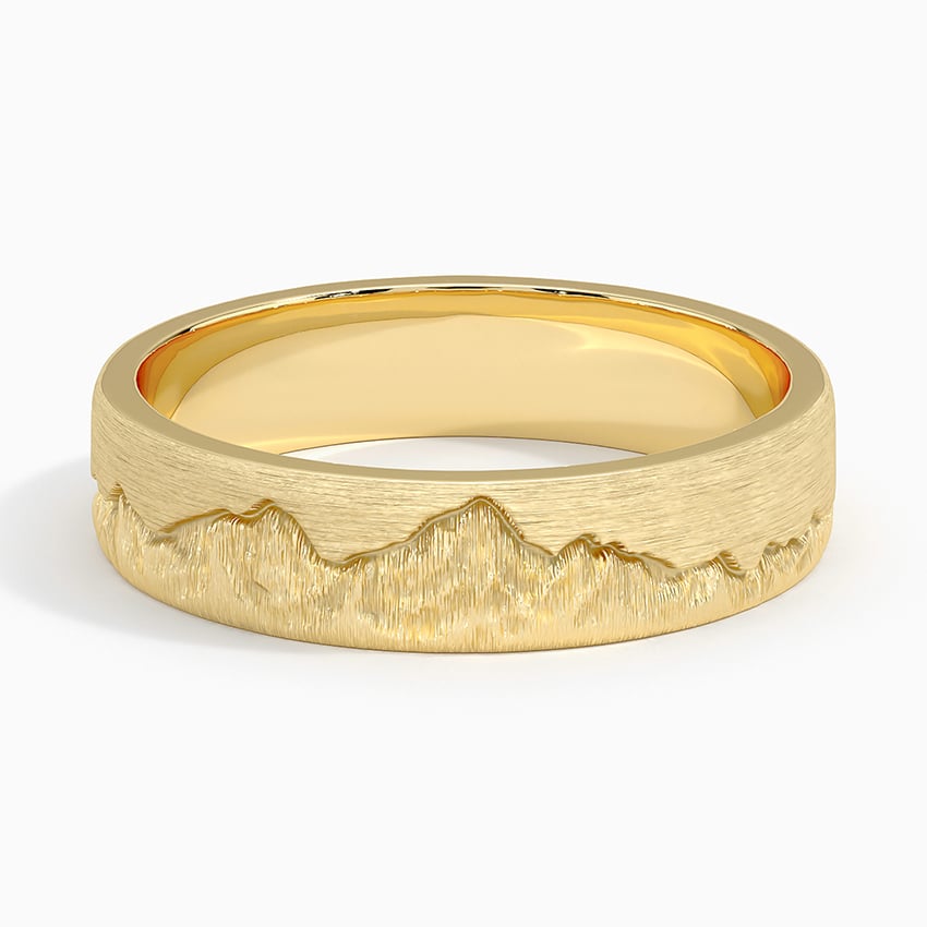 Everest 5mm Wedding Ring Yellow Gold 18k Wedding Band