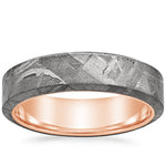 Tundra 6mm Wedding Ring Rose Gold 18k Wedding Band