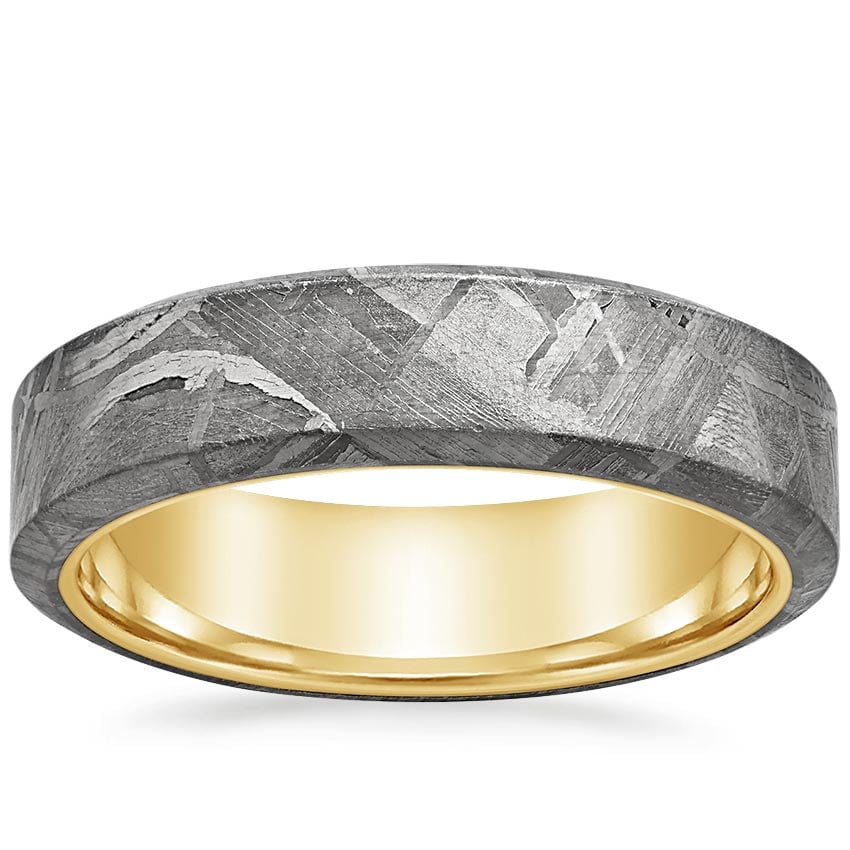 Tundra 6mm Wedding Ring Yellow Gold 18k Wedding Band