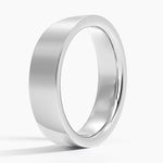 Kaia Contour Ring Platinum Wedding Band