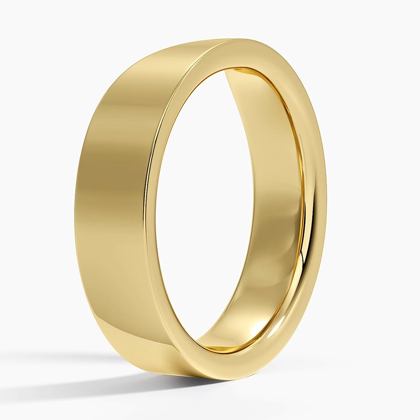 Kaia Contour Ring Yellow Gold 18k Wedding Band
