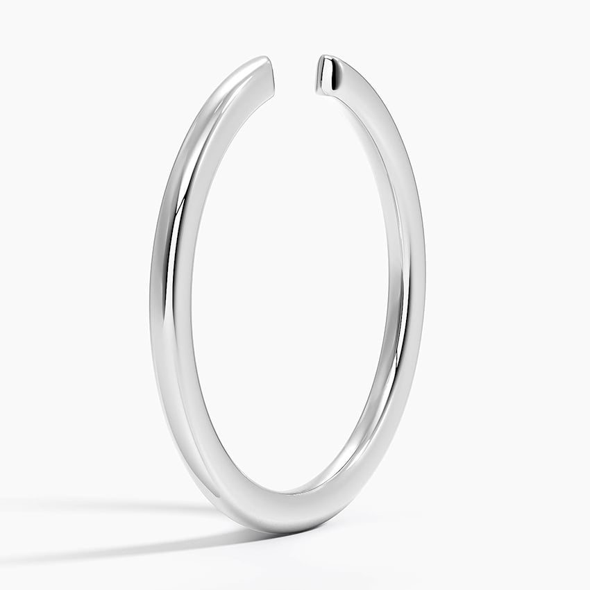 Liv 1.4mm Open Ring Platinum Wedding Band