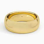Heavyweight 7mm Wedding Ring Yellow Gold 18k Wedding Band