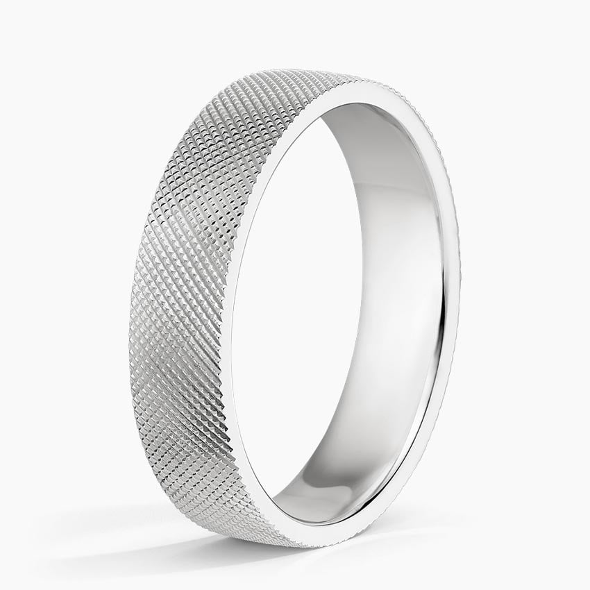 Mojave Maverick 6mm Wedding Ring Platinum Wedding Band